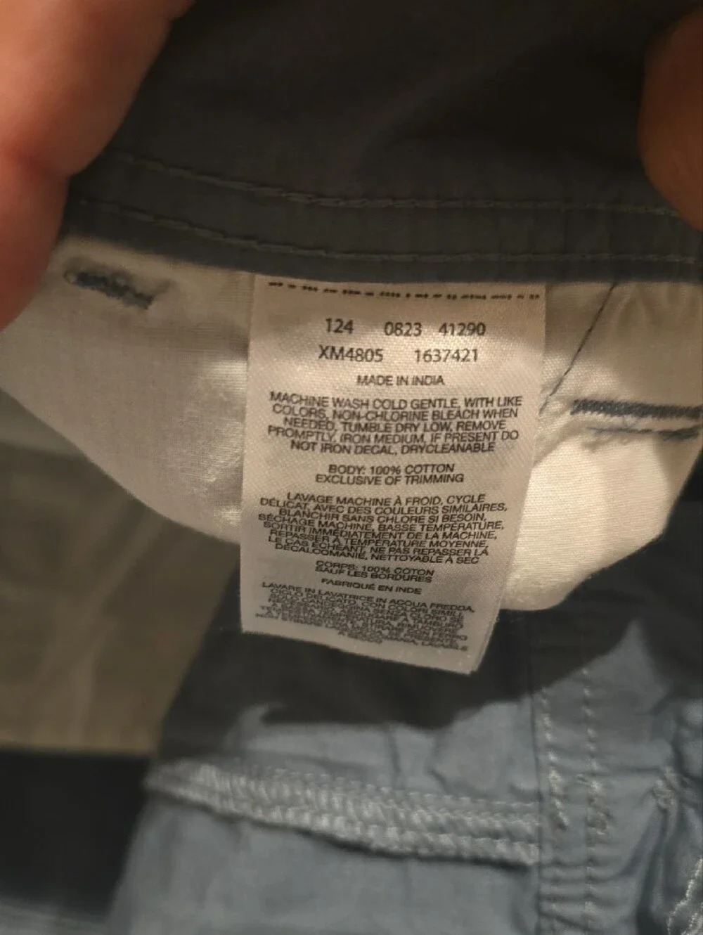 Columbia Men's Washed Out Chino Shorts Blue 38W 8L Excellent Condition